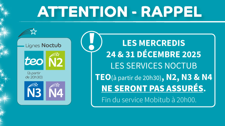 Services de soirée 24 et 31/12
