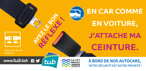 Ceinture de sécurité transports scolaires