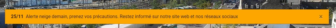Exemple alerte perturbations