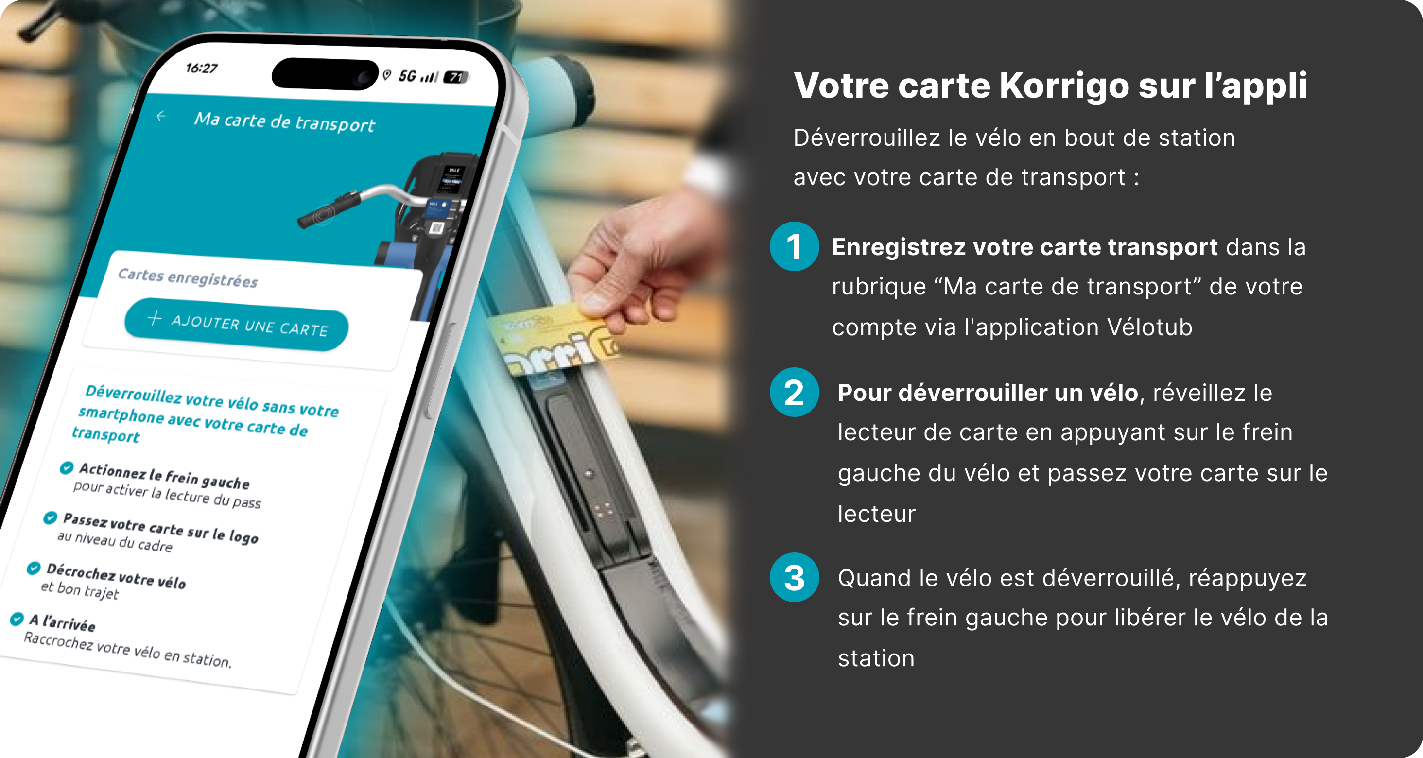 Vélotub étape 1 option 2